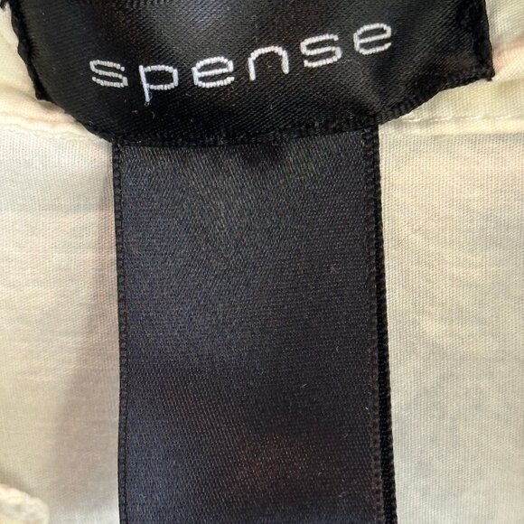 Spense White 5 Button Blouse - Picture 3 of 3